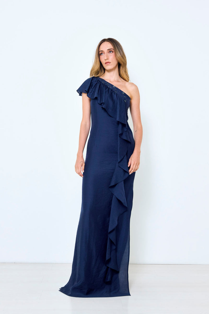 The Lady Dress in Midnight Blue