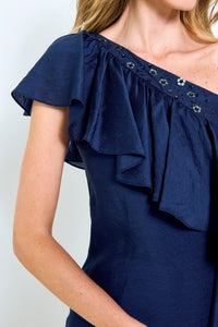 The Lady Dress in Midnight Blue