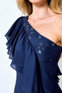 The Lady Dress in Midnight Blue