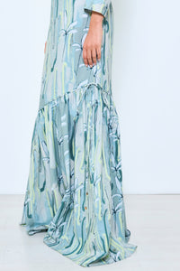 The Me dress in our Flowing Glass print