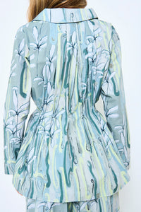 The Honesty Jacket in our Flowing Glass print