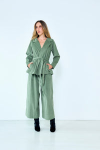 The Honesty Jacket in Military Green