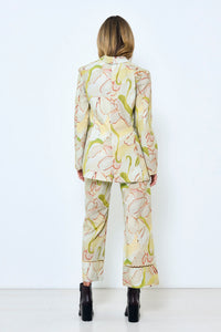 The Suave Blazer in our Acid Flower print