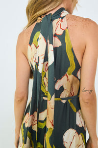 The Light Dress in our Dark Acid Flower print