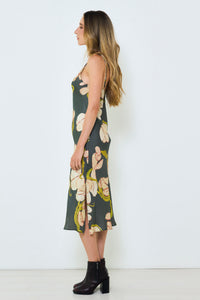 The Simplicity Dress in our Dark Acid Flower print