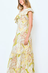 The Meaningful Dress in our Acid Flower print